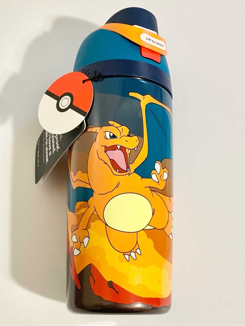 Pokémon Owala Charizard Brings the Heat Stainless Steel Water Bottle 16 oz. NEW